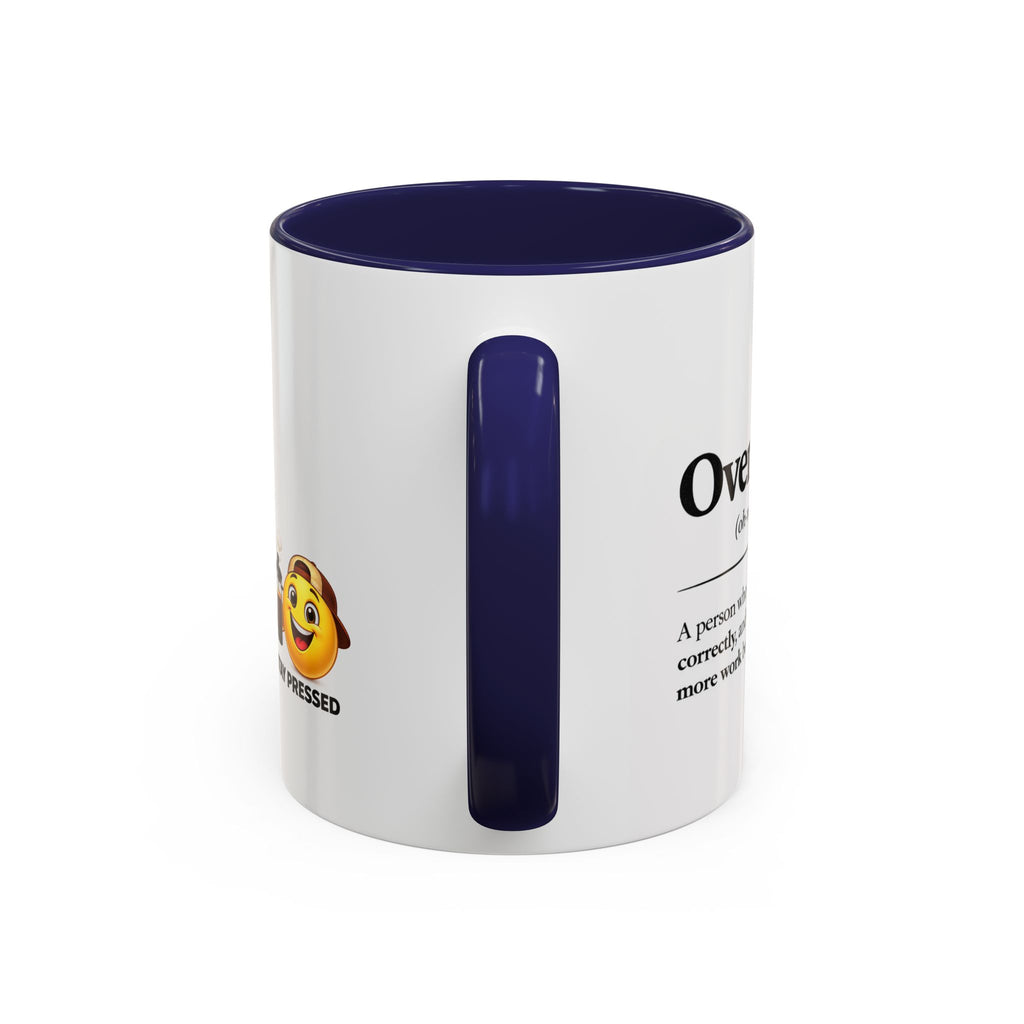 "The Overachiever" Coffee Mug - Barista Emoji Coffee Mug (11/15oz)