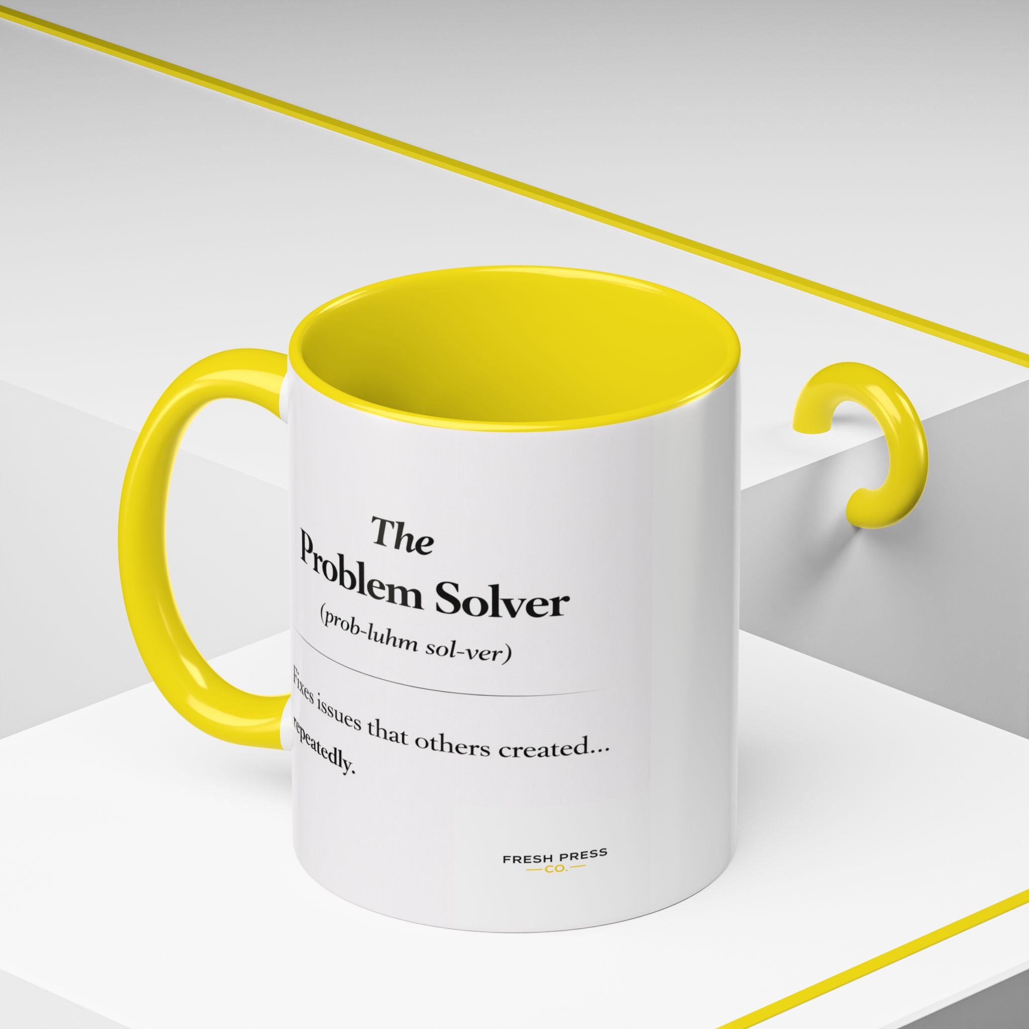 "The Problem Solver" Coffee Accent Mug (11/15oz)