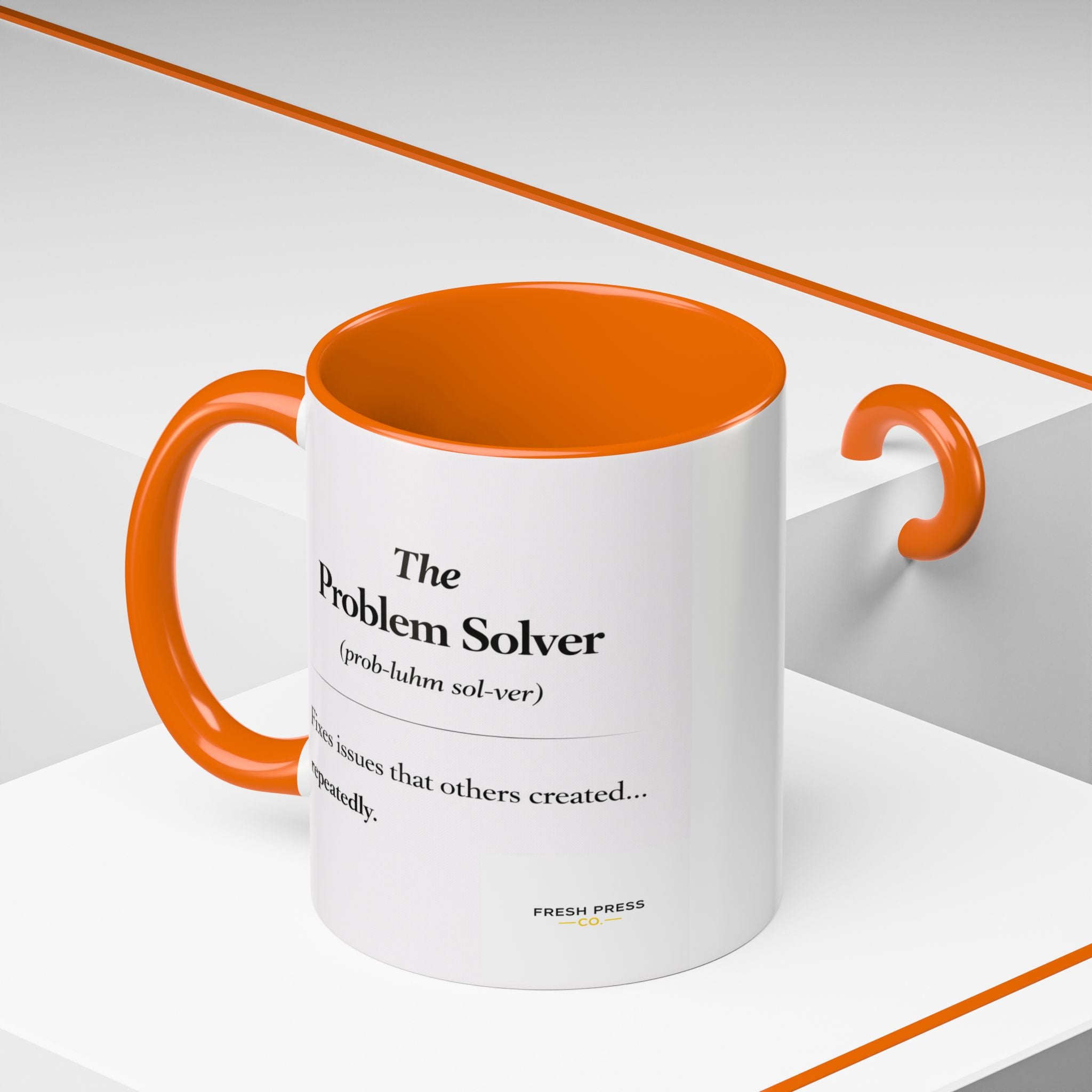 "The Problem Solver" Coffee Accent Mug (11/15oz)