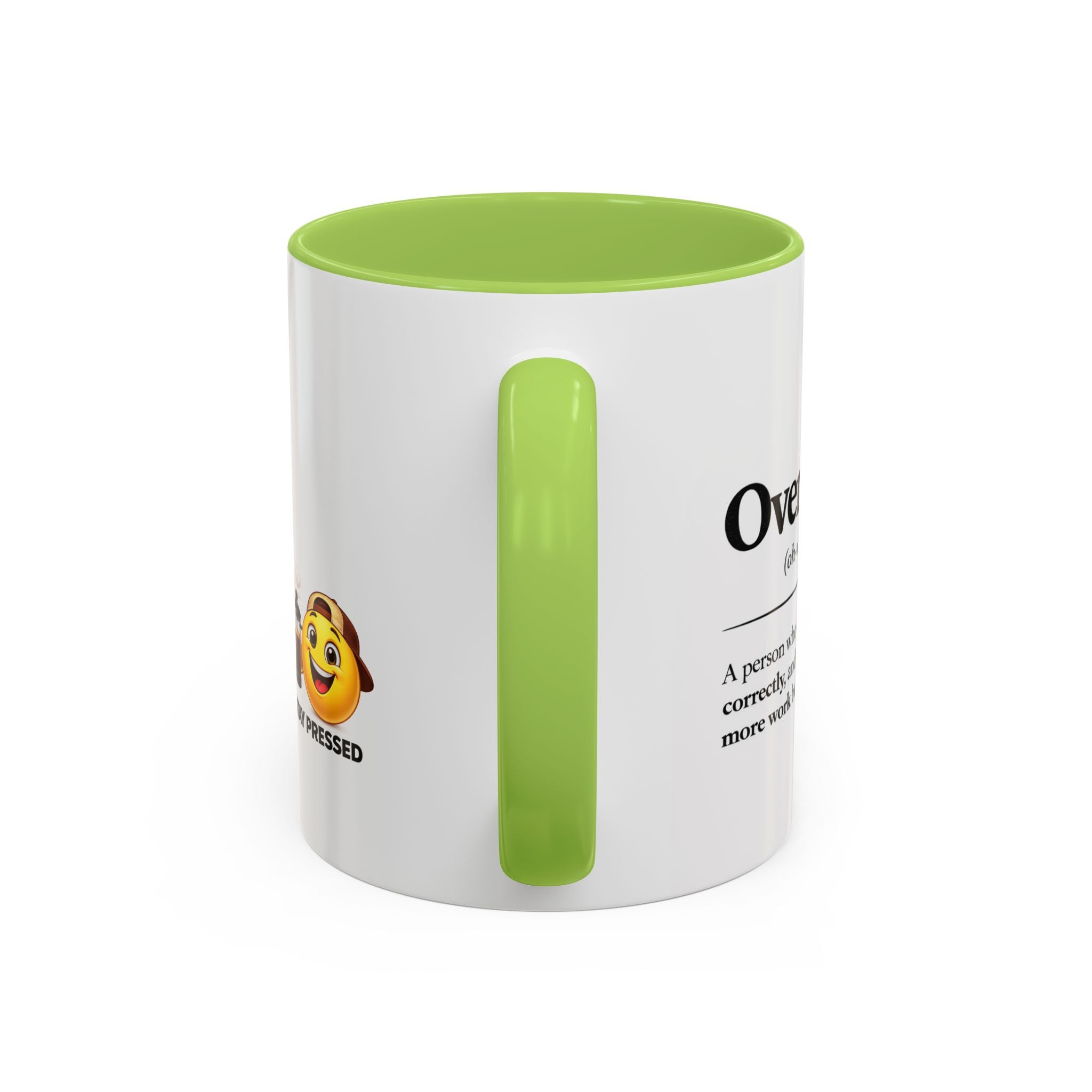 "The Overachiever" Coffee Mug - Barista Emoji Coffee Mug (11/15oz)