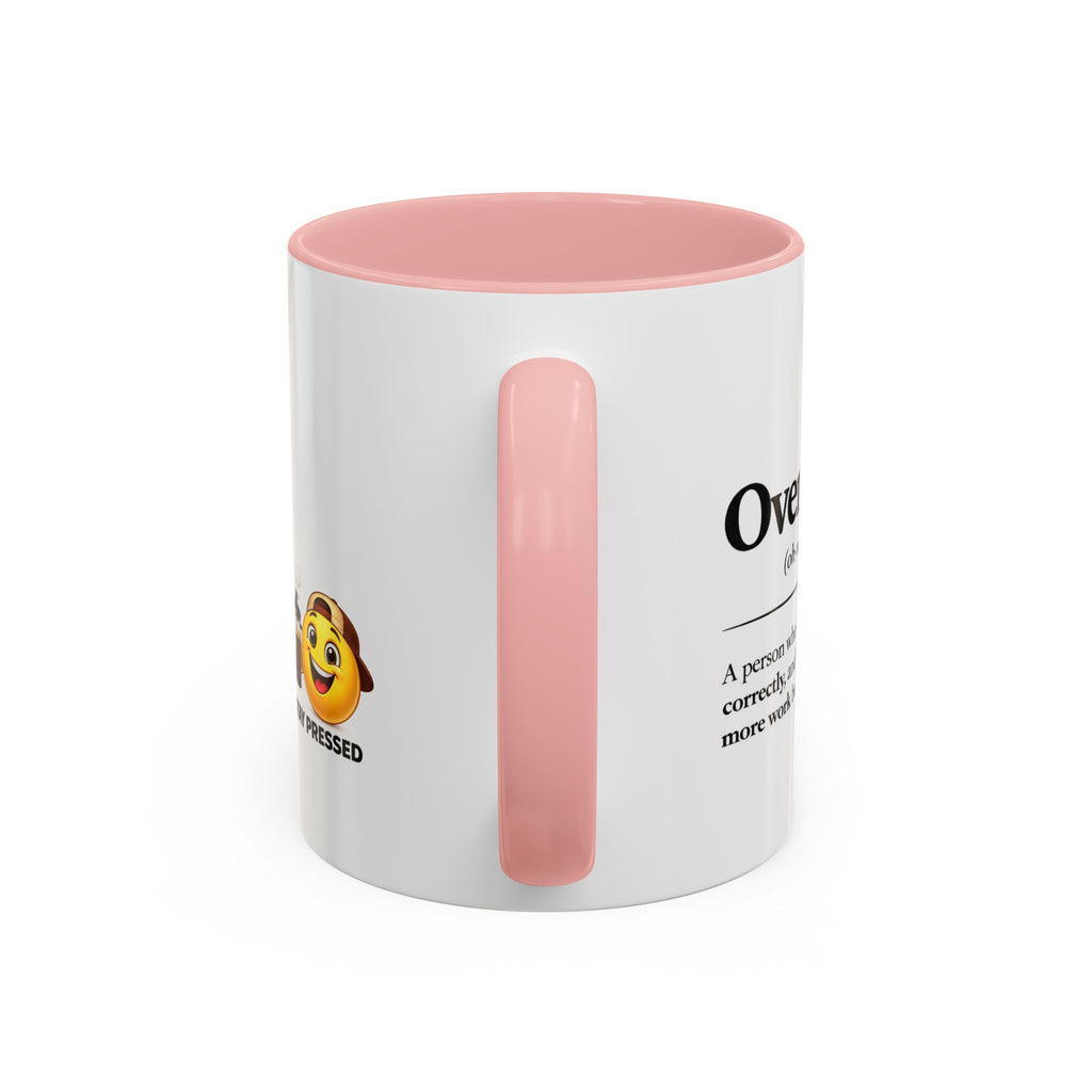 "The Overachiever" Coffee Mug - Barista Emoji Coffee Mug (11/15oz)
