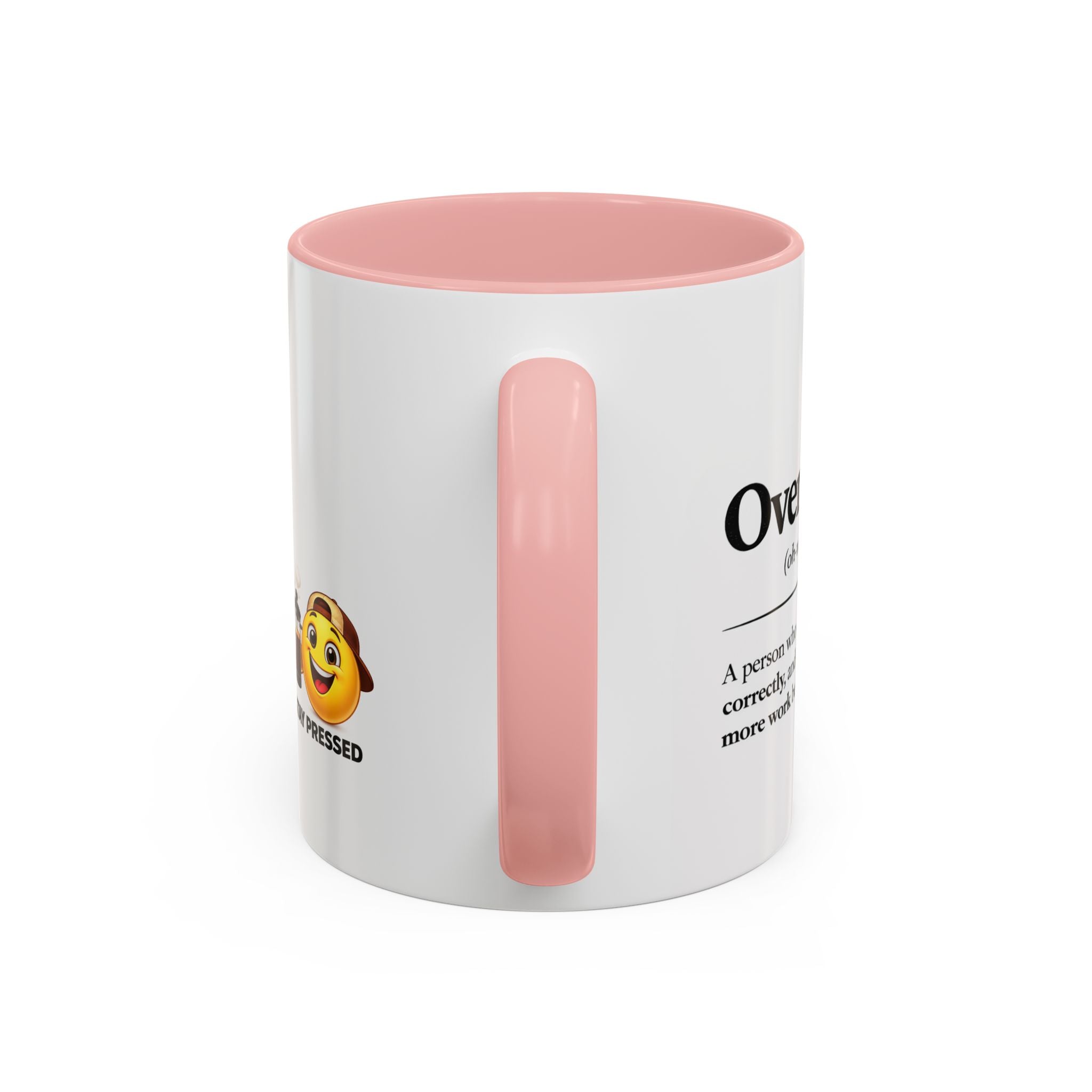 "The Overachiever" Coffee Mug - Barista Emoji Coffee Mug (11/15oz)