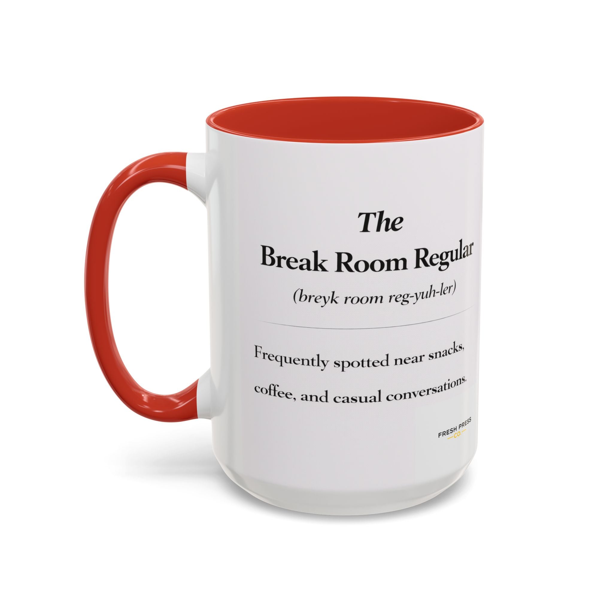 "Break Room Regular" Coffee Definition Mug (11/15 oz)